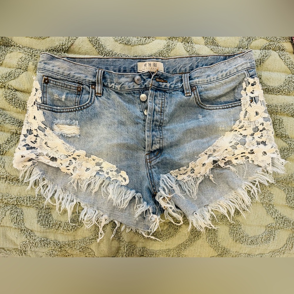 Free People Denim Shorts